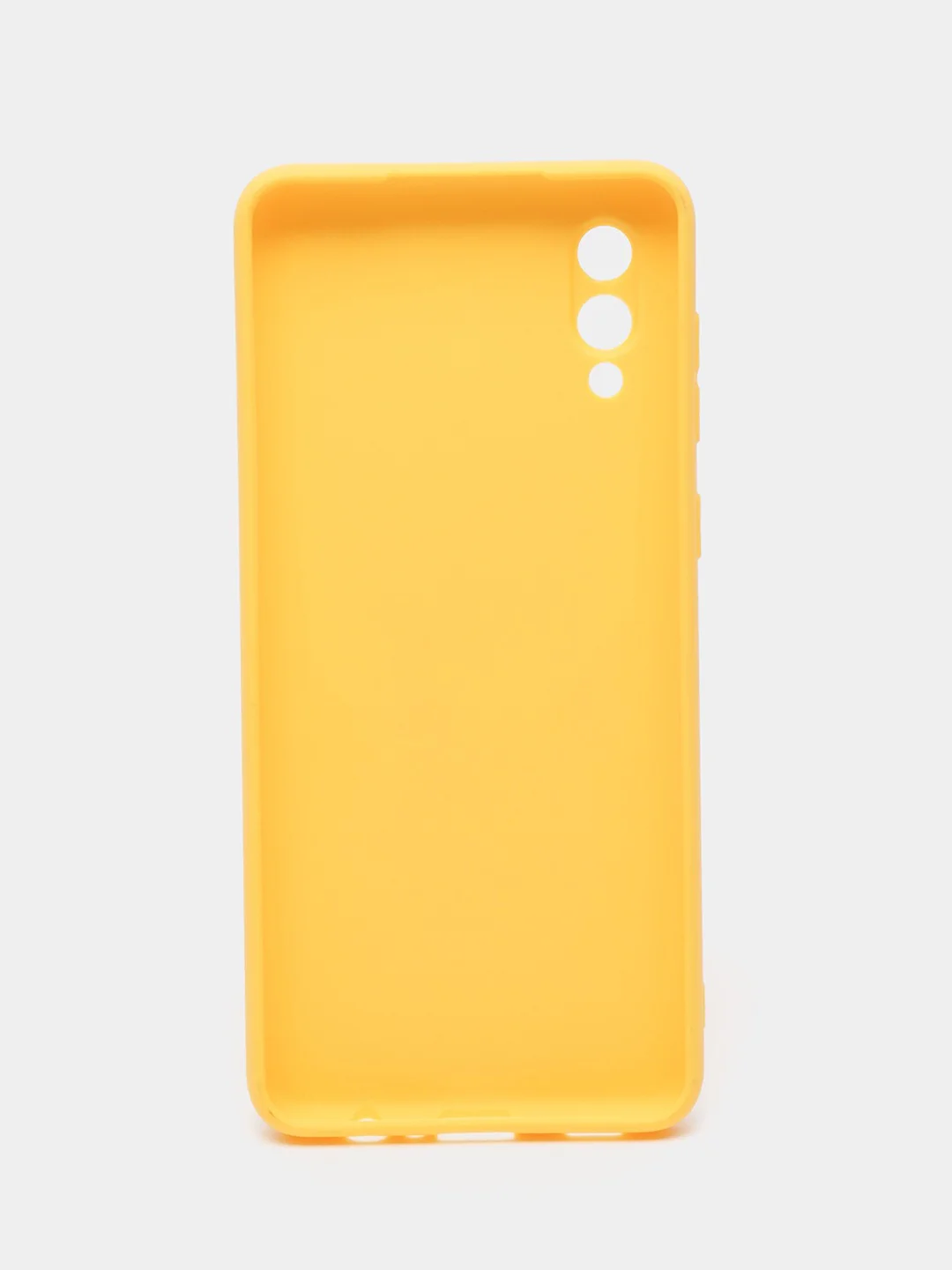 Желтый чехол Samsung Galaxy A02 (2021), силиконовый