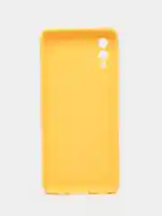 Желтый чехол Samsung Galaxy A02 (2021), силиконовый
