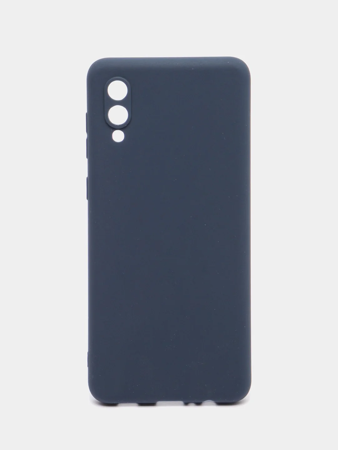 Темно-синий чехол Samsung Galaxy A02 (2021), силиконовый