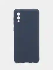 Темно-синий чехол Samsung Galaxy A02 (2021), силиконовый