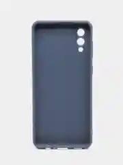 Темно-синий чехол Samsung Galaxy A02 (2021), силиконовый