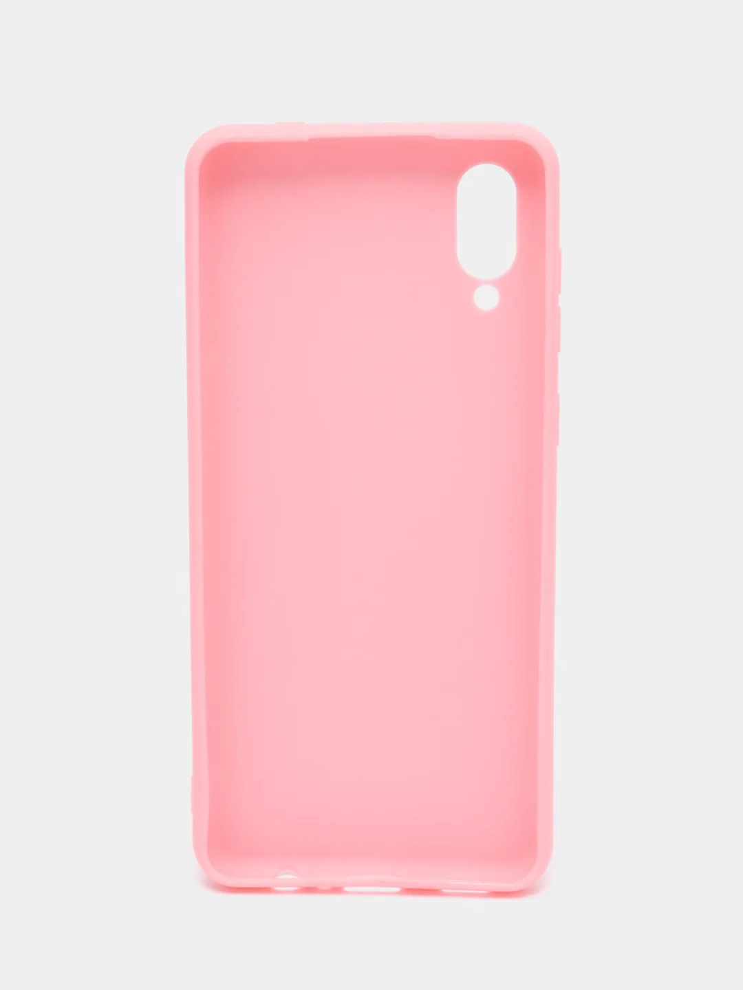 Розовый чехол Samsung Galaxy A02 (2021), силиконовый
