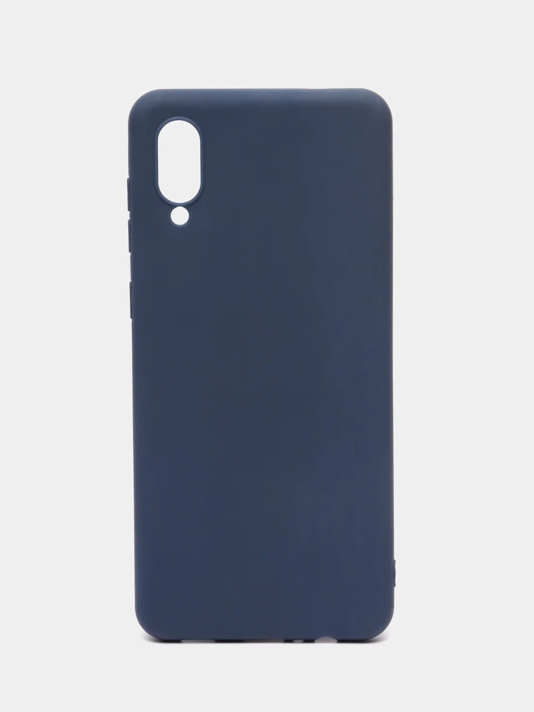 Синий чехол Samsung Galaxy A02 (2021), силиконовый