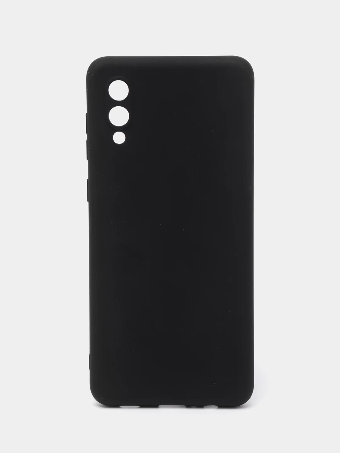 Черный чехол Samsung Galaxy A02 (2021), силиконовый