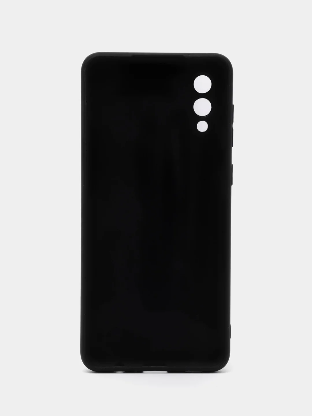 Черный чехол Samsung Galaxy A02 (2021), силиконовый