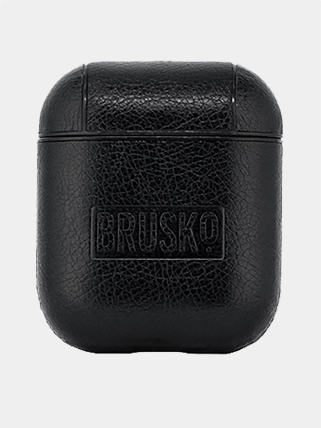 Чехол для наушников Apple AirPods 1/2 из эко-кожи с цепью