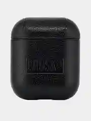 Чехол для наушников Apple AirPods 1/2 из эко-кожи с цепью