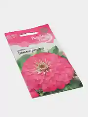 Цинния "Исполин розовый" (семена:цветы)