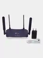 Пурпурный wi-fi Роутер со встроенным модемом 3G/4G (LTE), Слот для SIM-карты