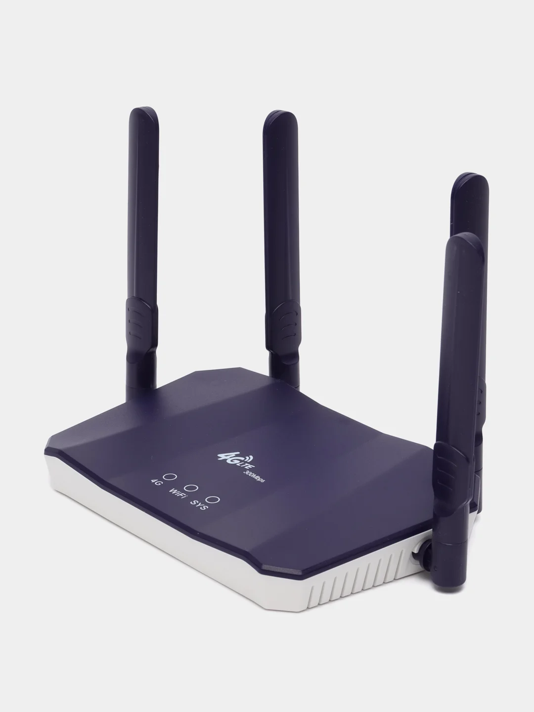 Пурпурный wi-fi Роутер со встроенным модемом 3G/4G (LTE), Слот для SIM-карты