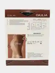 Черный колготки корректирующие Giulia SLIM 40 COMFORT