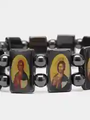 Браслет православный гематитовый