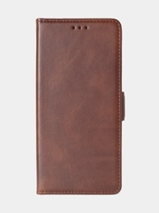Чехол-книжка для Xiaomi Redmi Note 13 Pro (5G) / Poco X6 (5G) из высококачественной кожи