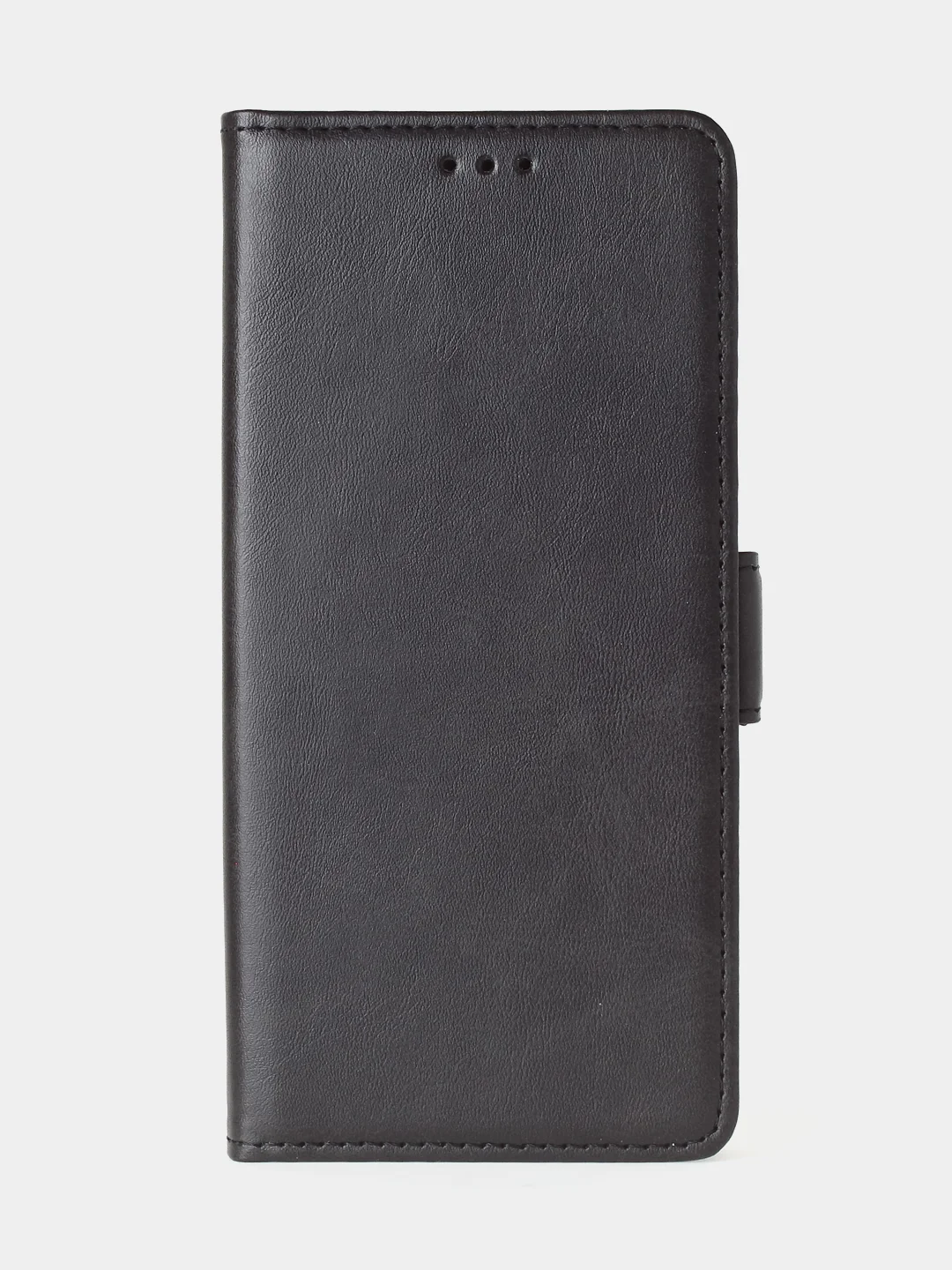 Угольный чехол-книжка для Xiaomi Redmi Note 13 Pro (5G) / Poco X6 (5G) из высококачественной кожи