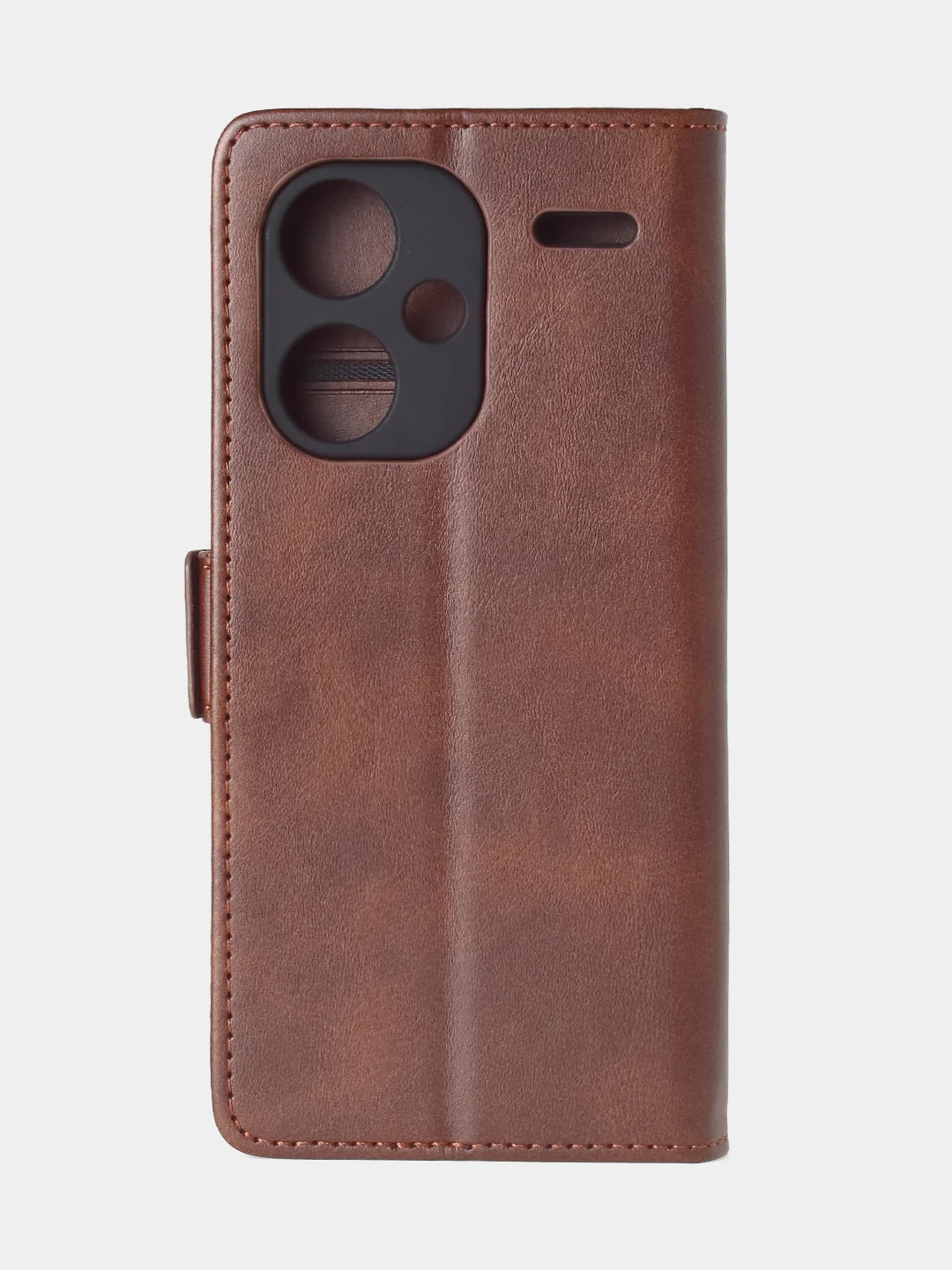 Терракотовый чехол-книжка GQ Lite для Xiaomi Redmi Note 13 Pro Plus из высококачественной кожи