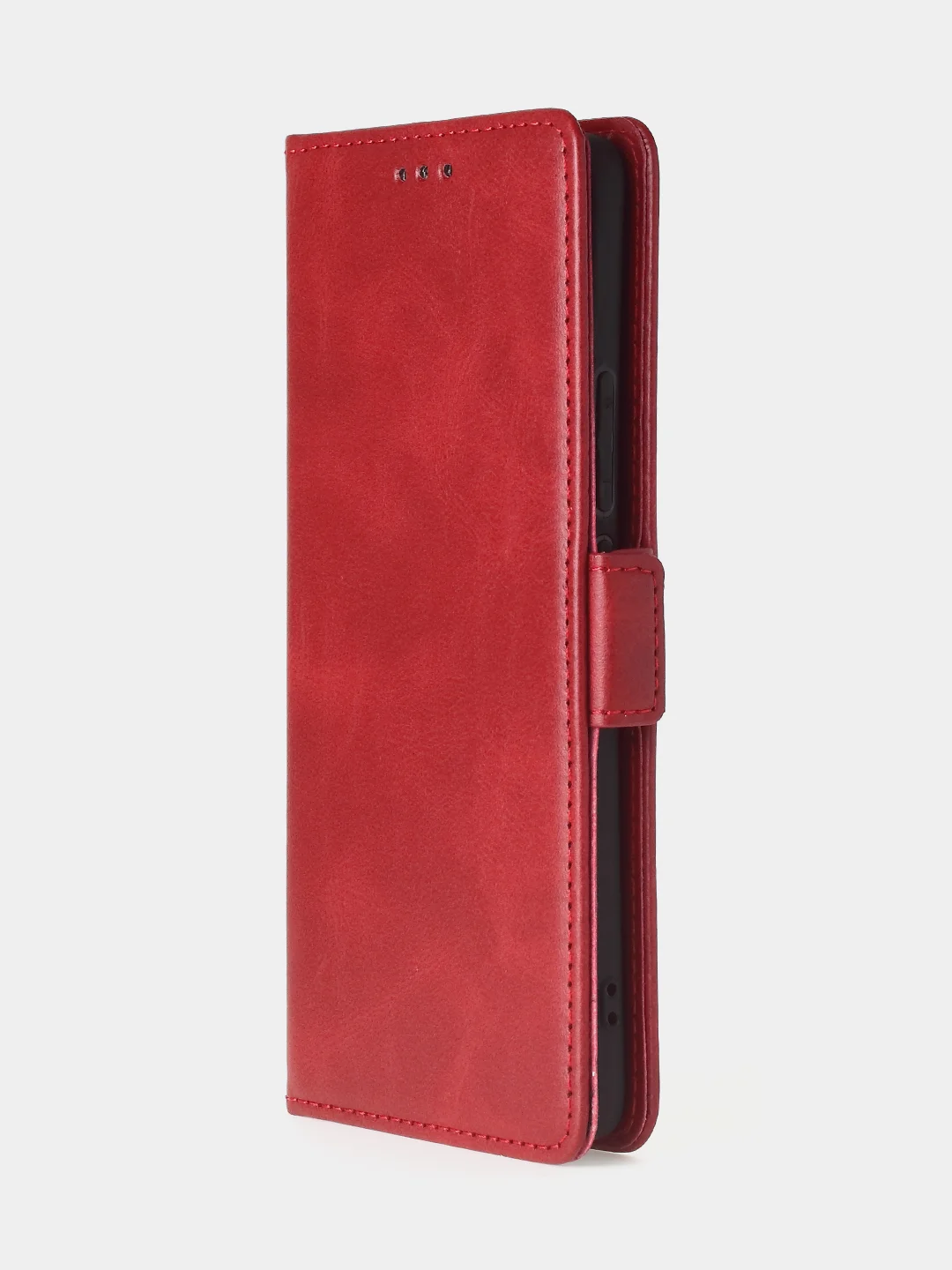 Алый чехол-книжка GQ Lite для Xiaomi Redmi Note 13 Pro Plus из высококачественной кожи