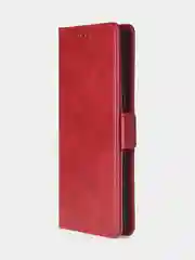 Алый чехол-книжка GQ Lite для Xiaomi Redmi Note 13 Pro Plus из высококачественной кожи