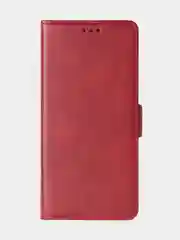 Алый чехол-книжка GQ Lite для Xiaomi Redmi Note 13 Pro Plus из высококачественной кожи
