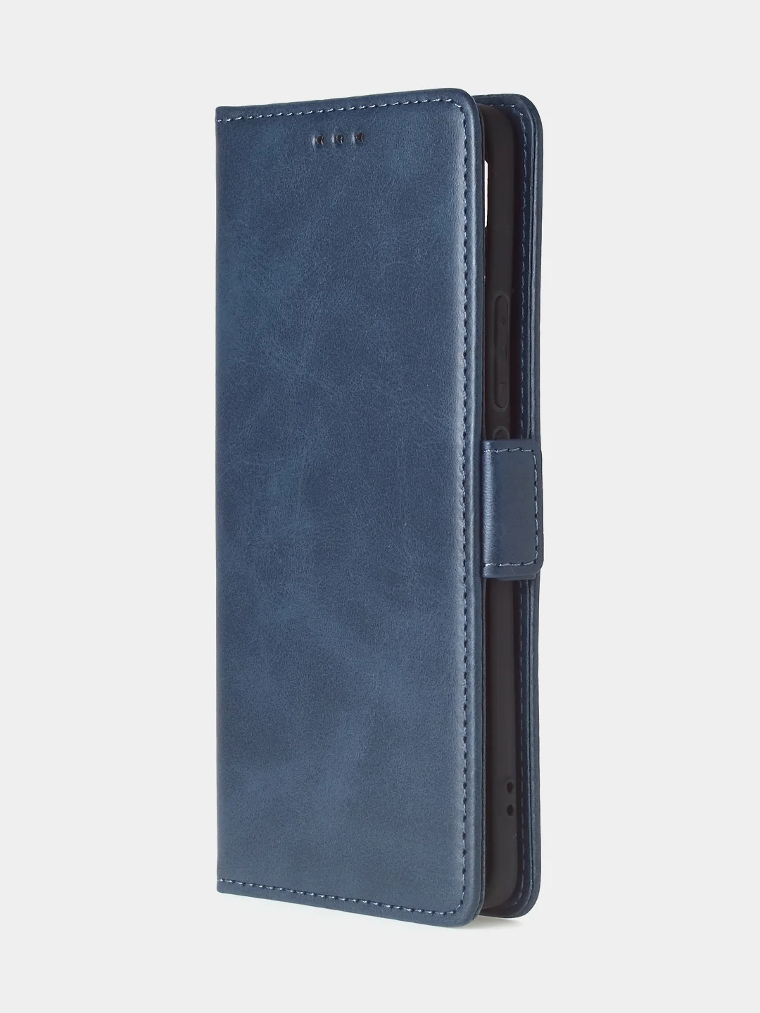 Темно-синий чехол-книжка GQ Lite для Xiaomi Redmi Note 13 Pro Plus из высококачественной кожи