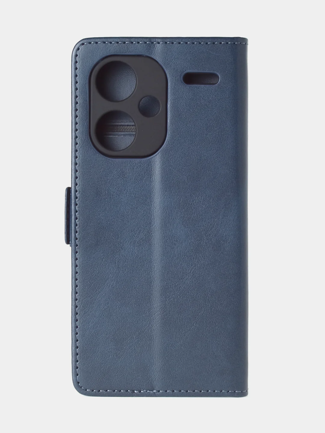 Темно-синий чехол-книжка GQ Lite для Xiaomi Redmi Note 13 Pro Plus из высококачественной кожи