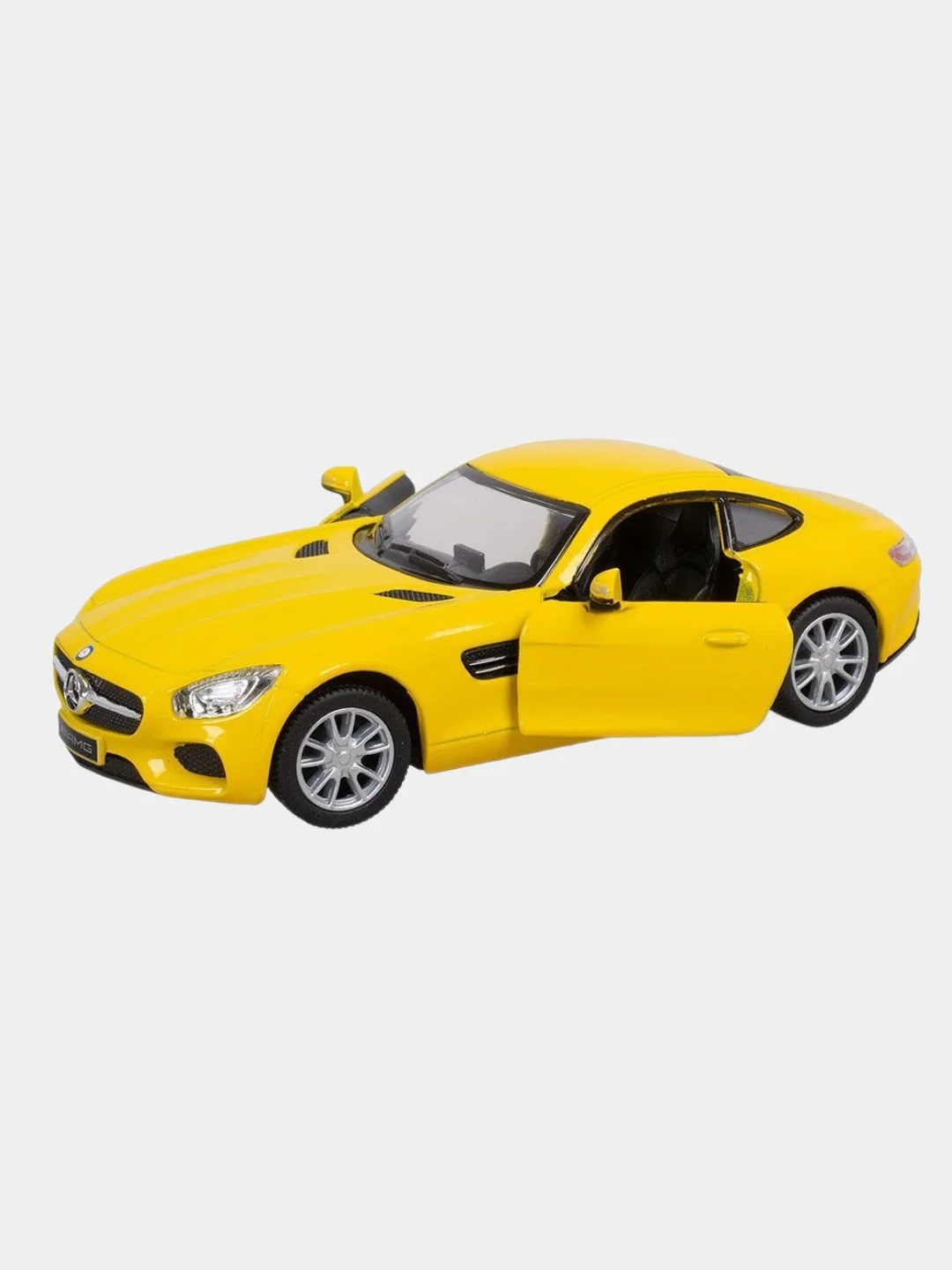 Белый машинка металлическая инерционная/Mercedes-AMG GT KT5388D 1:38 /Kinsmart/