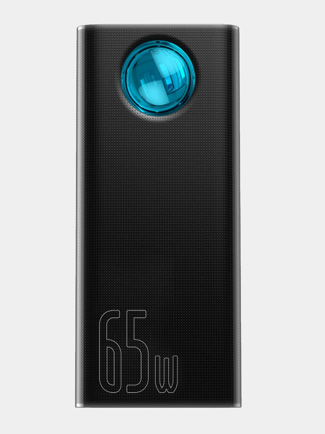 Черный внешний аккумулятор Baseus 65W с кабелем Type-C, 30000mAh, PD / QC Powerbank, BS-30KP365
