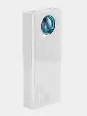 Белый внешний аккумулятор Baseus 65W с кабелем Type-C, 30000mAh, PD / QC Powerbank, BS-30KP365