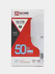 Лампа светодиодная LED-HP-PRO 50Вт 230В Е27 с адаптером E40 6500К 4750Лм