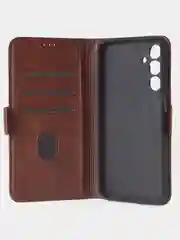 Терракотовый чехол-книжка GQ Lite для Samsung A25 из высококачественной кожи