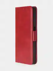 Алый чехол-книжка GQ Lite для Samsung A25 из высококачественной кожи