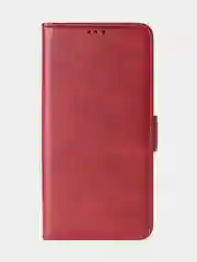 Алый чехол-книжка GQ Lite для Samsung A25 из высококачественной кожи