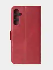 Алый чехол-книжка GQ Lite для Samsung A25 из высококачественной кожи