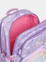 Сиреневый рюкзак для девочки школьный
