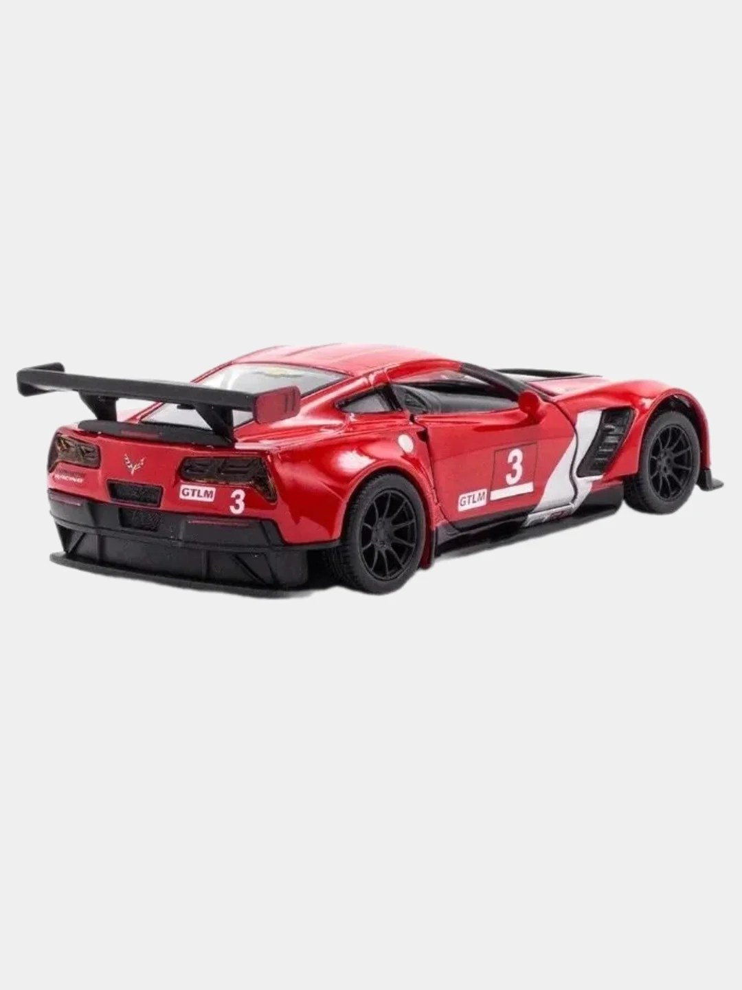 Белый машинка металлическая инерционная/2016 Corvette C7.R Race Car KT5397 1:36 /Kinsmart/