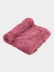 Розовый плед травка, искусственный мех, 240 х 220 см