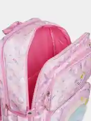 Розовый рюкзак для девочки школьный