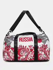 Белый сумка спортивная RUSSIA, 47 x 28 x 24 см, унисекс
