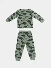 Зелёный хаки хлопковая пижама для мальчика, рост 92-110 см, 2-5 лет, 6 расцветок