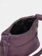 Серый женская сумка на плечо из мягкой экокожи PU со стёганым декором