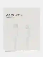 Кабель USB Type-C - Lightning, 1 м, 1 шт, белый