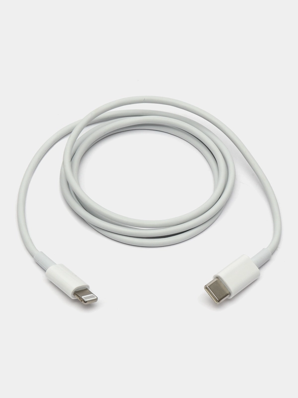 Кабель USB Type-C - Lightning, 1 м, 1 шт, белый, без коробки