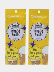 Саше 1штука и 2шт SuperTan Sugary Vanilla крем для загара мерцание 1шт=15мл