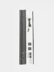 Жалюзи на окна горизонтальные пластиковые серые Brabix 60*155 см, 608613