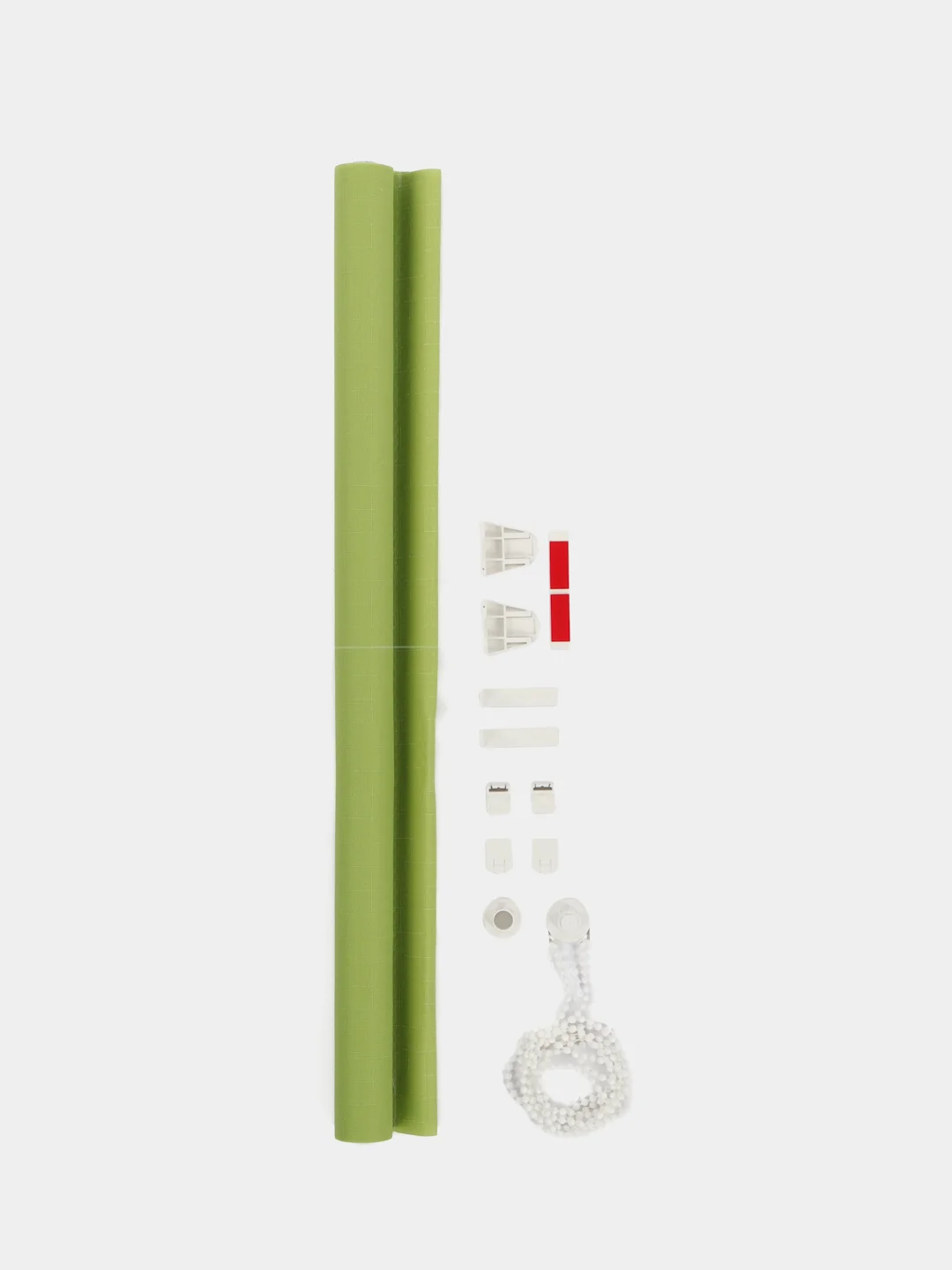 Штора рулонная Brabix 60х175 см, текстура - лён, защита 55-85%, 200 г/м2, зелёный, 605984