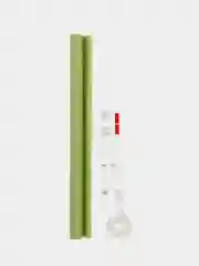Штора рулонная Brabix 60х175 см, текстура - лён, защита 55-85%, 200 г/м2, зелёный, 605984