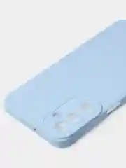Голубой чехол для Samsung A25 из прозрачного силикона, термополиуретана (ТПУ)