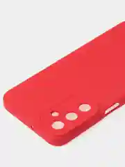 Красный чехол для Samsung A25 из прозрачного силикона, термополиуретана (ТПУ)