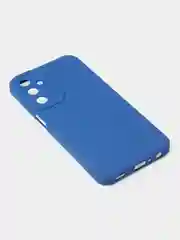 Синий чехол для Samsung A25 из прозрачного силикона, термополиуретана (ТПУ)