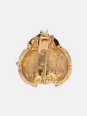 Красный брошь "Божья коровка"