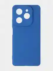 Черный чехол для Tecno Spark 20 Pro (4G) цветной матовый с дополнительной защитой камеры